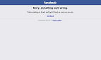 Facebook fora do ar de novo Facebook fora do ar de novo